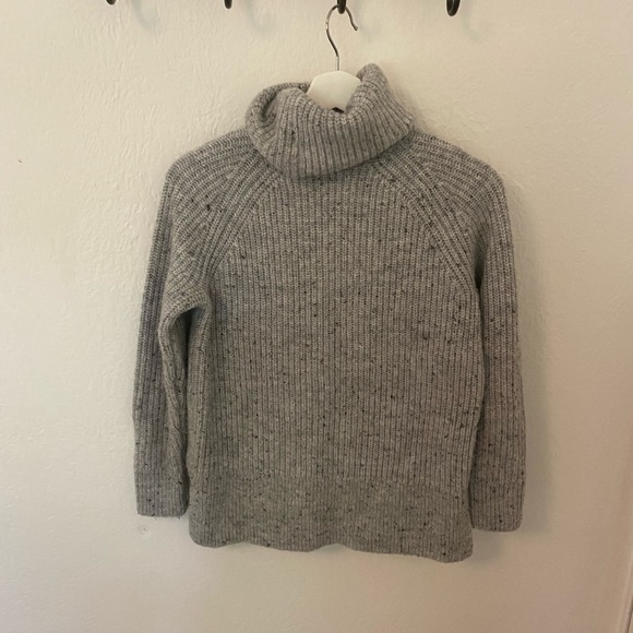Madewell extra extra small gray turtleneck sweater - Picture 3 of 4